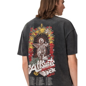 AllSaints Roque Short Sleeve Oversized Crew Neck T-Shirt